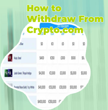 How to get money off cryptocom